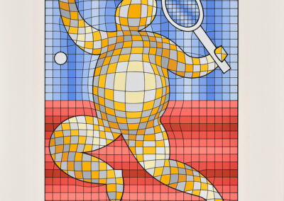 Vasarely Victor, Tennis player, 1987