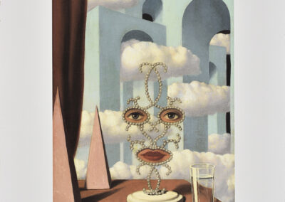 Magritte Rene, Face in the clouds, 1989