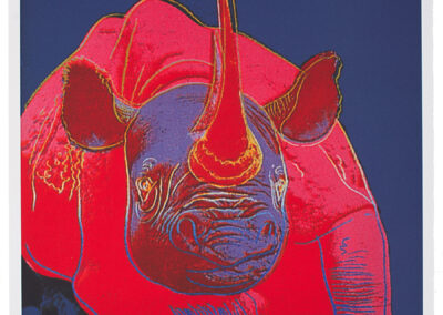 Warhol Andy, Z serii: Wymierające gatunki, Nosorożec