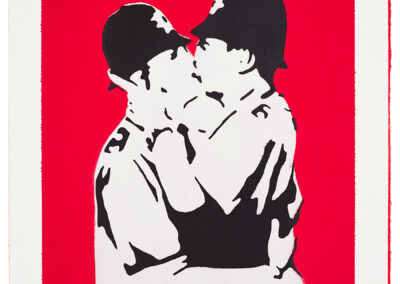 Banksy, Kissing coppers, 2019