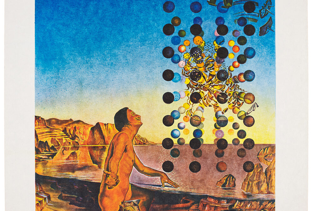 Dali Salvador, Dali Nude, in Contenplation before the Five Regular Bodies, 1979