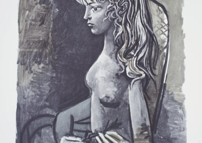 Picasso Pablo, Sylvette au fauteuil, 1980