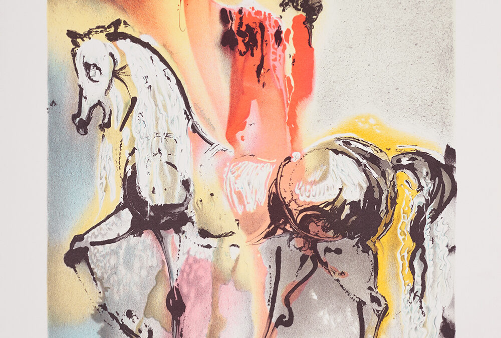 Dali Salvador, Le Chevalier Chretien, z cyklu: Dalinean Horses, 1983