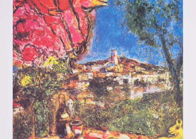 Chagall Marc, Lovers over city