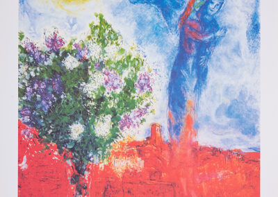 Chagall Marc, Couple above st. Paul