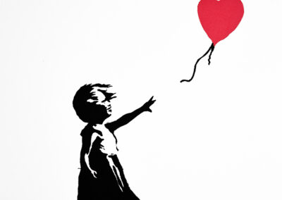 Banksy, Girl with heart balloon, 2019