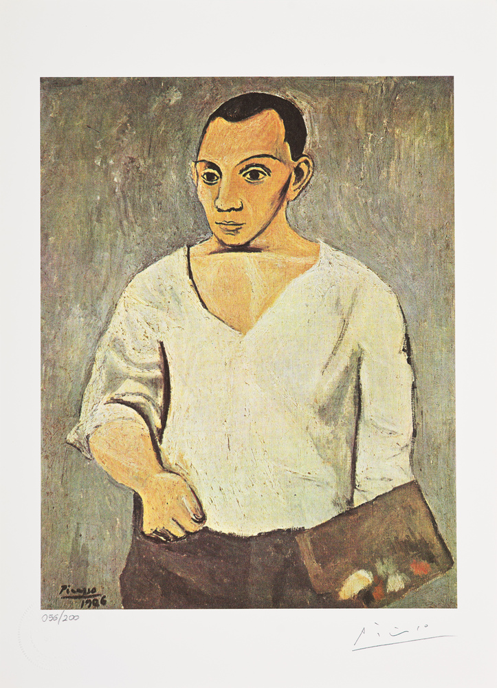 Picasso Pablo, Self-portrait, 1954