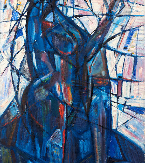 Gerlach  Eugeniusz, Dama z wachlarzem, 1989