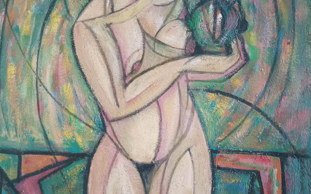 Gerlach  Eugeniusz, Niosąca dzban / akt, 2017