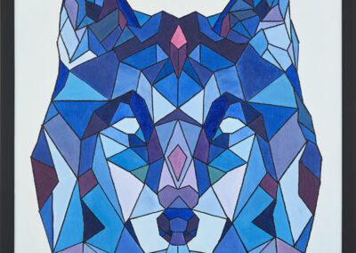 Siwiec Monika, Geometryczny wilk, 2017